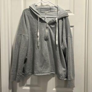 Cropped hoodie by Calvin Klein Performance Size Womens 3XL